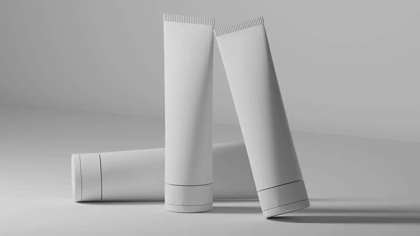 Tubos flexibles blancos de pequeño formato